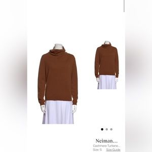 Neimans rust color cashmere sweater
